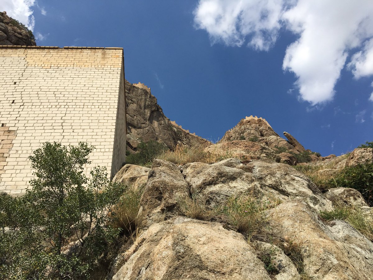 Then following June elections and the aftermath, I did a one-day trip to the central province of Afyonkarahisar (the karahisar meaning black fortress) and walked up hundreds of steps to reach the famous castle. Worth it for the views.