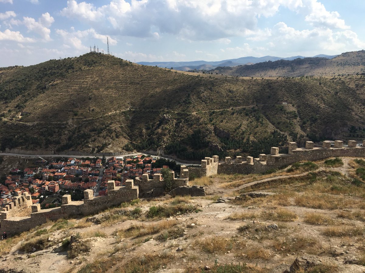 Then following June elections and the aftermath, I did a one-day trip to the central province of Afyonkarahisar (the karahisar meaning black fortress) and walked up hundreds of steps to reach the famous castle. Worth it for the views.