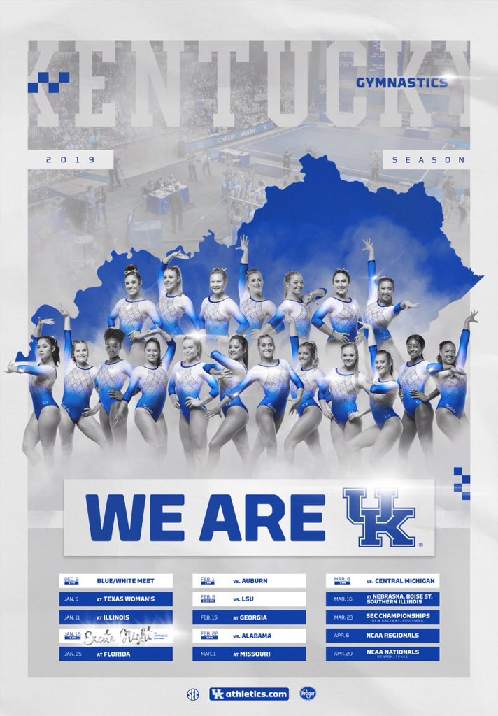 UK Gymnastics Blue White Meet Today at 3 PM Kentucky Sports Radio