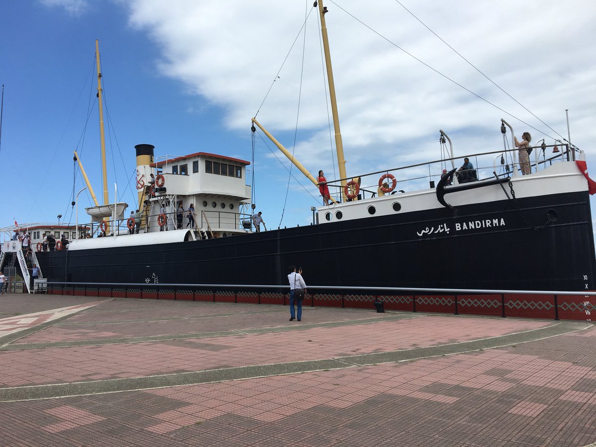 SS Bandirma is the name of the ship which carried Atatürk from then Constantinople to Samsun. There is a replica ship with a small museum inside