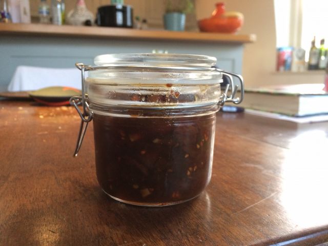 phoeb0's tweet photo. I made green tomato chutney out of unripe tomatoes left over from the summer #balconygarden #rewildinglondon. Read about it here https://t.co/2DbwMTynRV https://t.co/Kmo9w8wbVq
