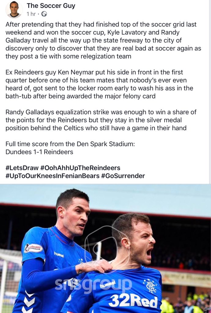 Paulie8Trebles's tweet photo. Fair comment from The Soccer Guy 👍🏻 https://t.co/9wLTArjZF0