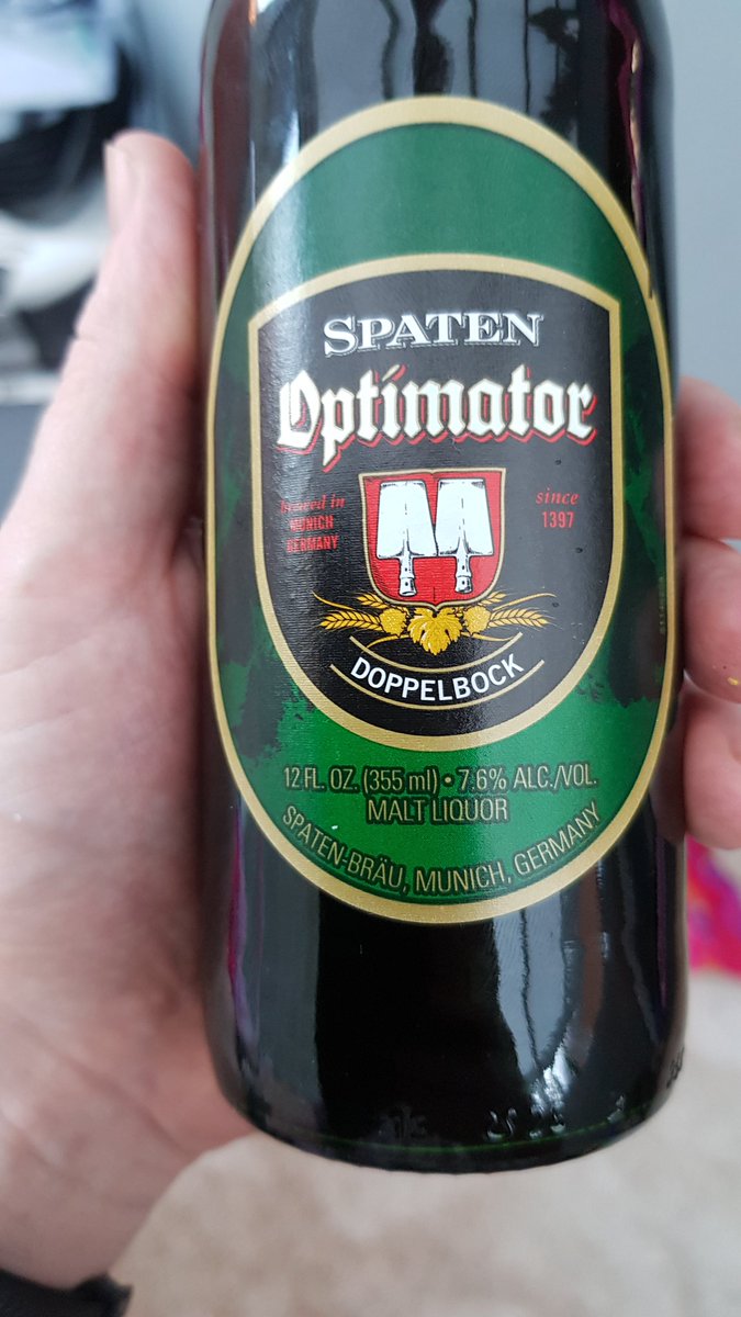 iamtonyking's tweet photo. Day 9 of #DECEMBEER a nice treat  from Germany  @TheBeerHawk #xmascheers #OPTIMATOR https://t.co/KLHeZHdqEN