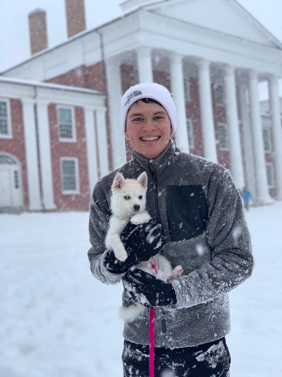 donald_lec's tweet photo. Sunday of finals week = perfect time for a Colonnade snowball fight with Pelé https://t.co/zklT121C9T
