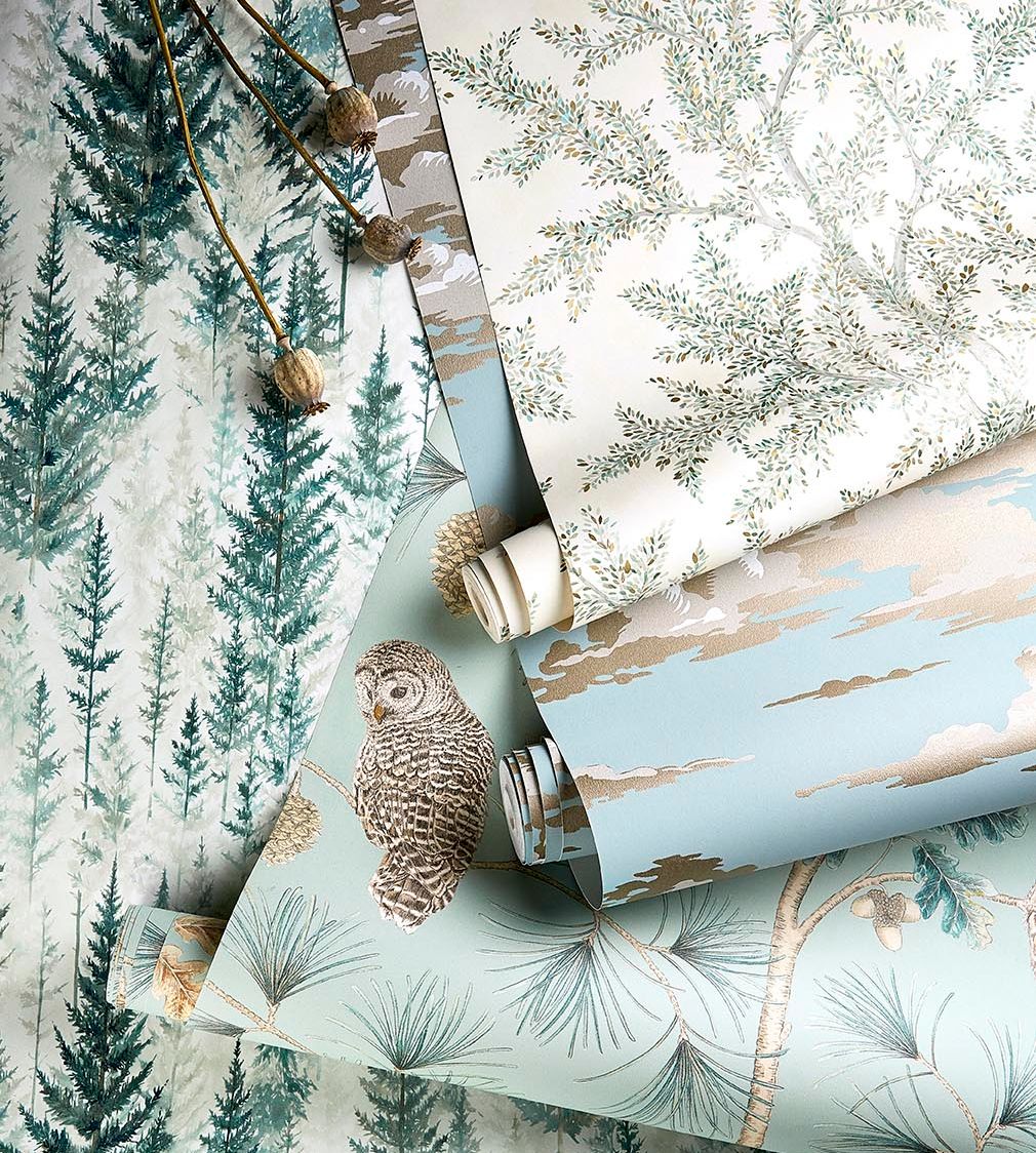 Inspired by ancient woodlands, native wildlife and rare and beautiful plants, Elysian from Sanderson combines country style with the peace and tranquillity of remote landscapes. bit.ly/SandersonElysi…