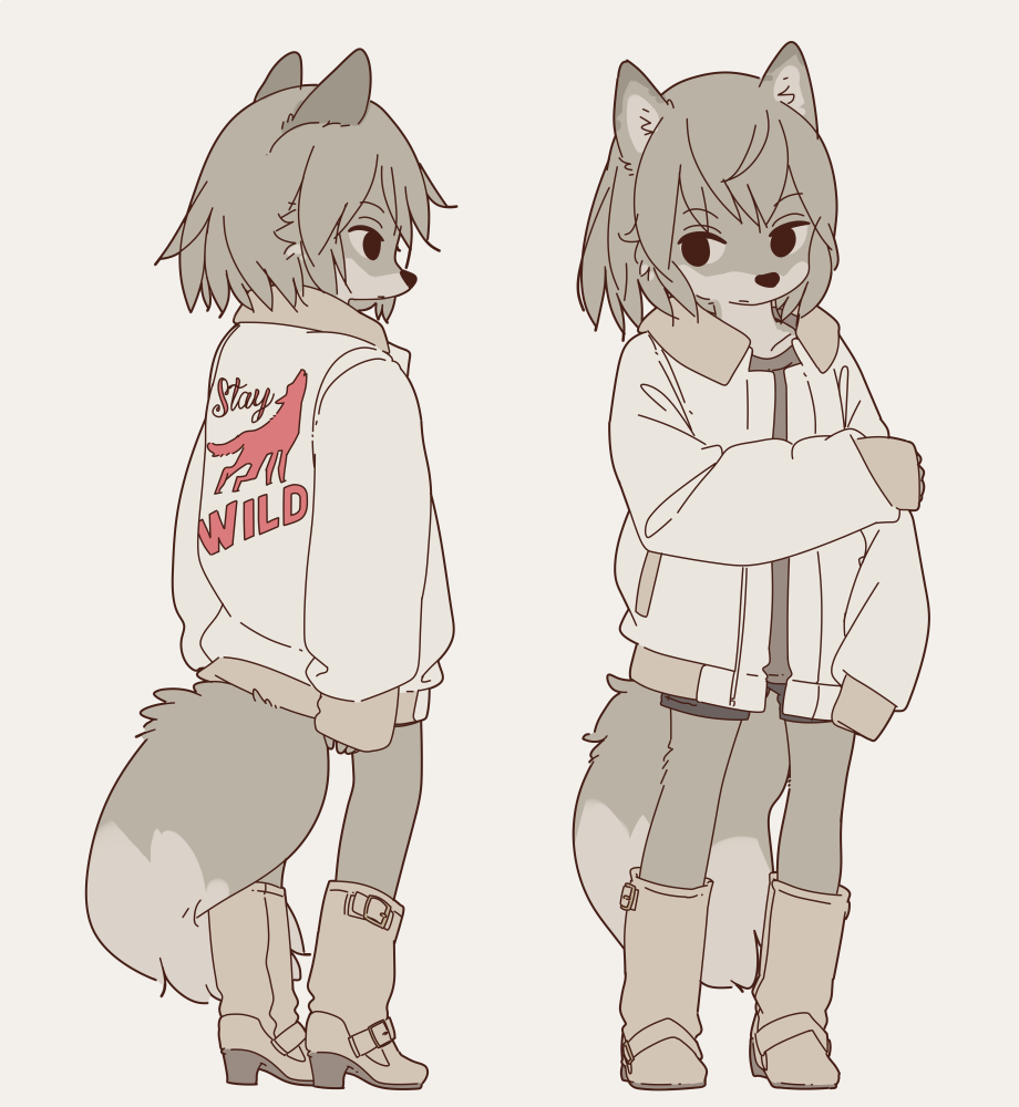 A wolf girl~ 