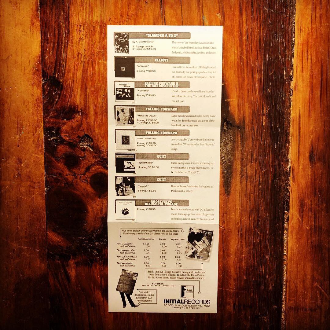 kingforadaydet's tweet photo. Initial Records Summer 1997 Miniature Catalog
#enkindel #elliott #rooseveltsinauguralparade #guilt #fallingforward #themetroschifter #inkanddagger #initialrecords #emo #indie #catalog #roster #1997 https://t.co/Q2IrcdQmye
