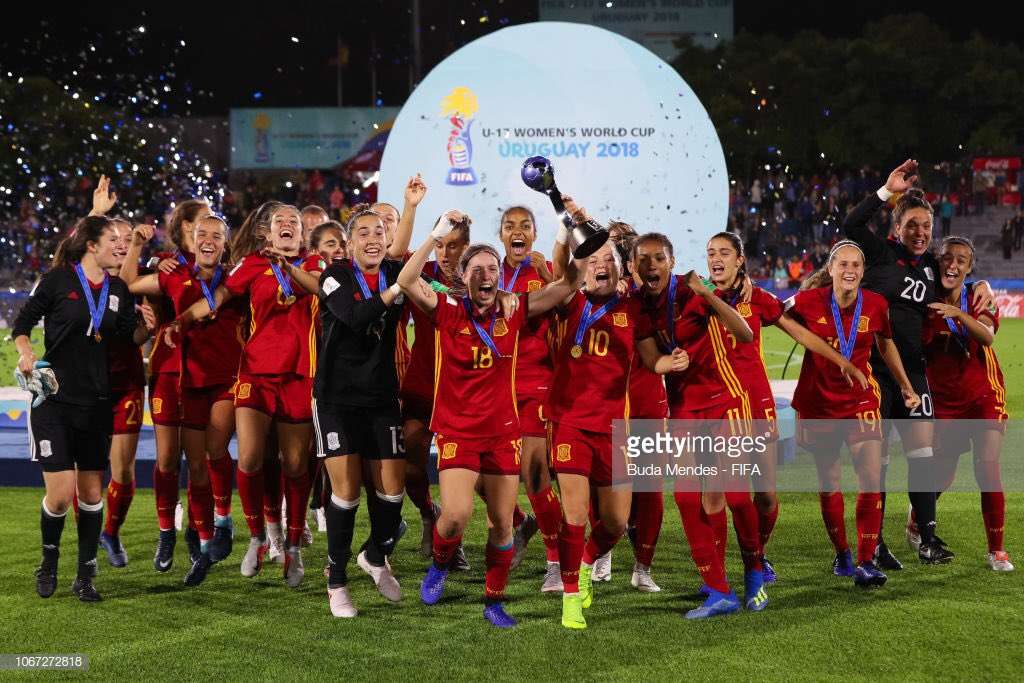 #Maxdeportealdia
Campeón U - 17 Women's World Cup #Uruguay2018
#España
#U17WWC