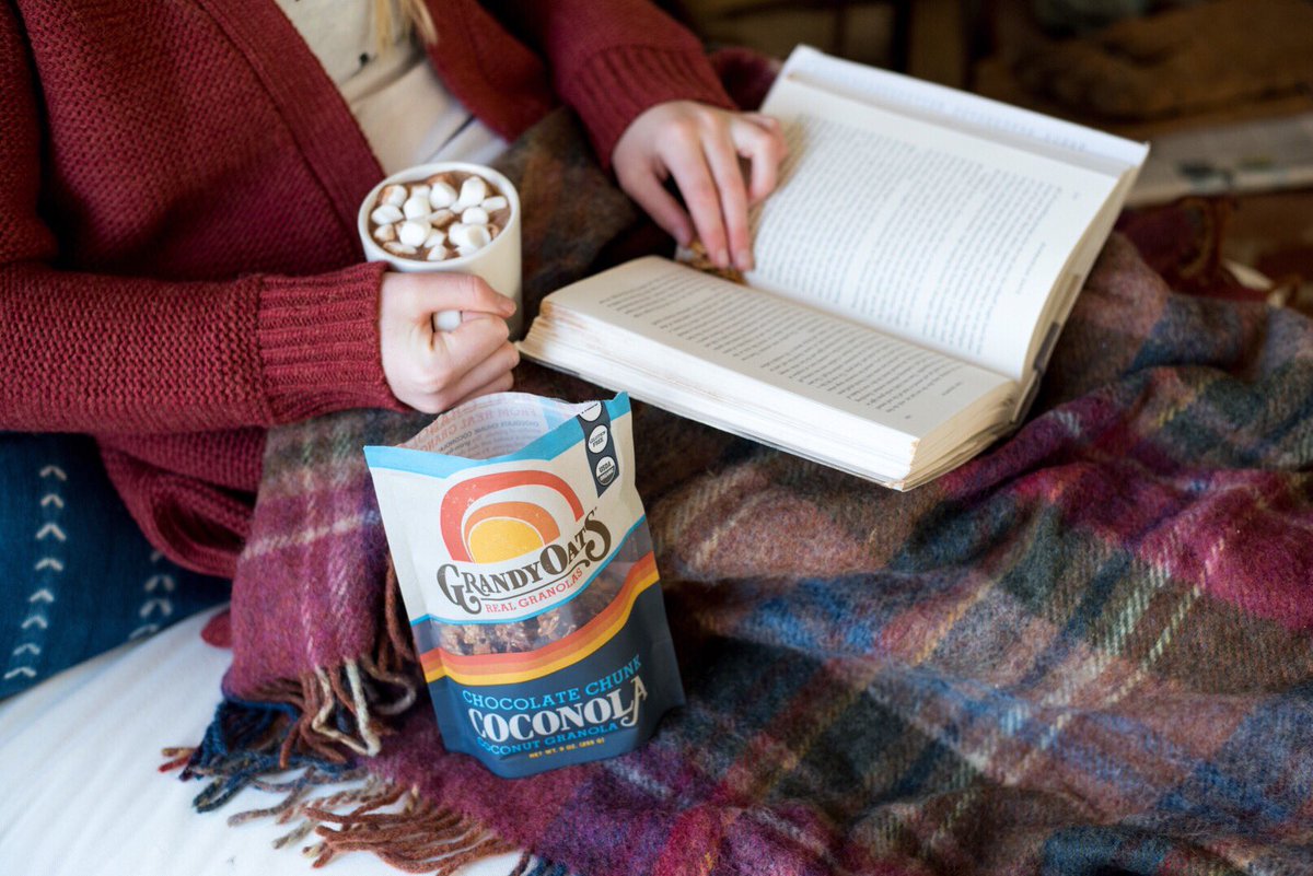 realgranolas's tweet image. Sunday so hard. ☕️📚 #coconola