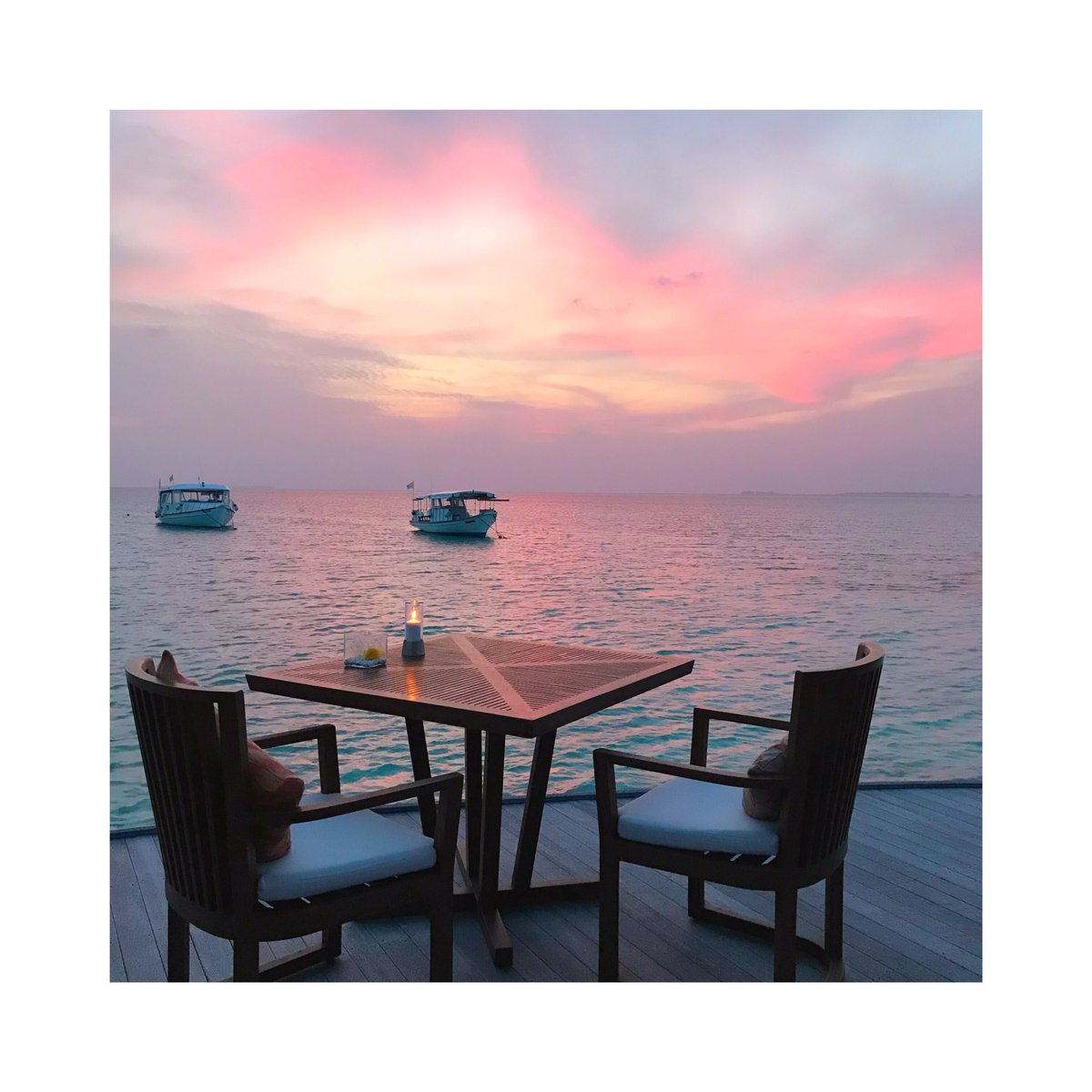 Last night in paradise 🌅 @Mirihi #maldives
