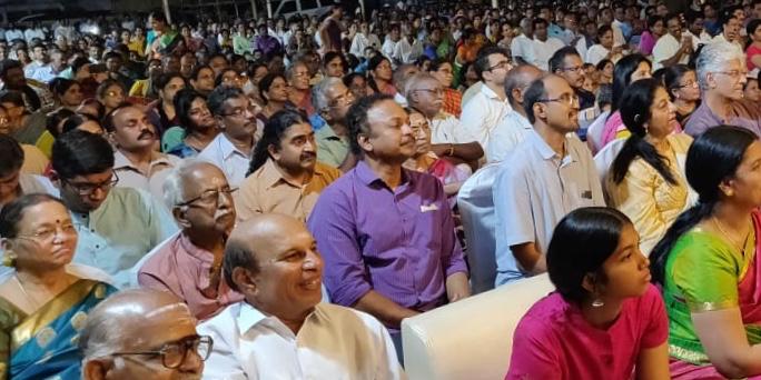 Gurudev's tweet photo. In the heartland of Dravidian Shaivism, Kashmiri Shaivism found its resonance. Thousands participated in Vigyan Bhairav in Thanjavur, which concluded on a high note despite many challenges in the beginning. https://t.co/yMq5VOVLVc