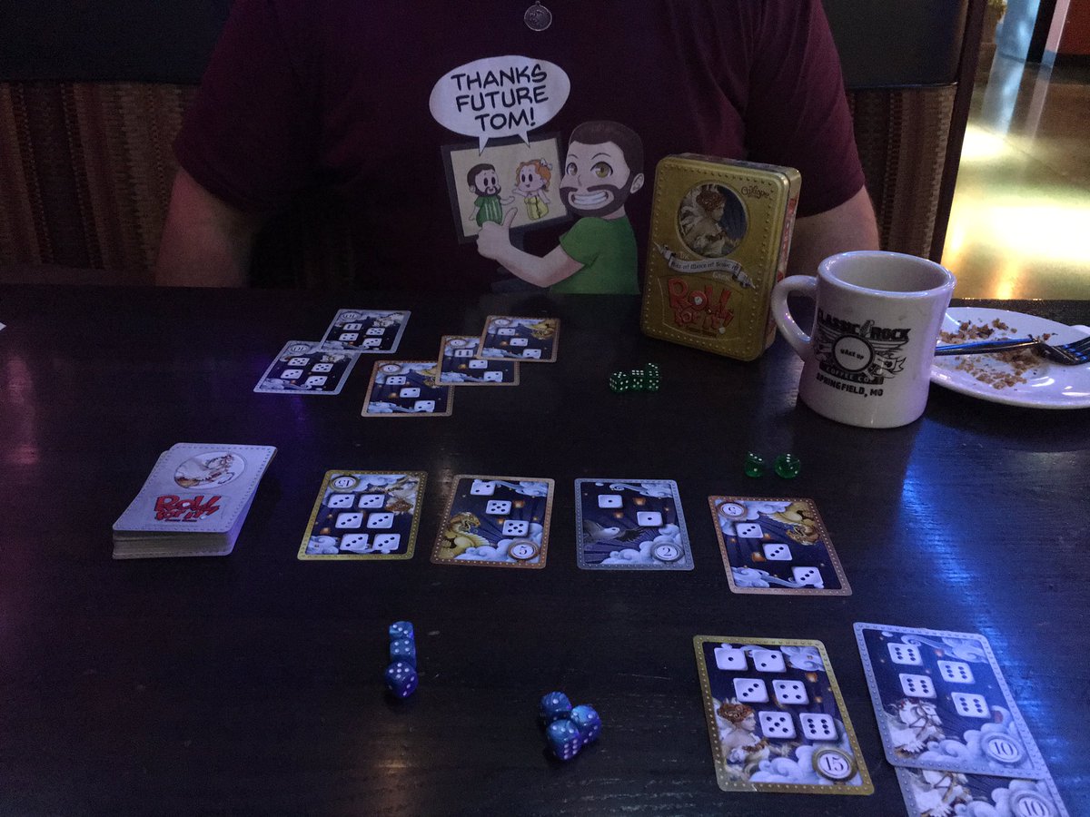 Do_You_Nerd's tweet image. Playing some #rollforit. #doyounerd #tabletop #games