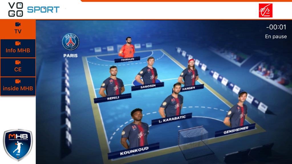VOGO_Group's tweet photo. MHB-PSG #LidlStarligue! 🤾🏽‍♂️ Avec en nouveauté du contenu in stadia : coulisses, arrivée des joueurs...Nouvelle fonctionnalité @VogoSport « inside » #CELR #fanexperience #VibrezSport 😉 https://t.co/l0oxx4yLn4