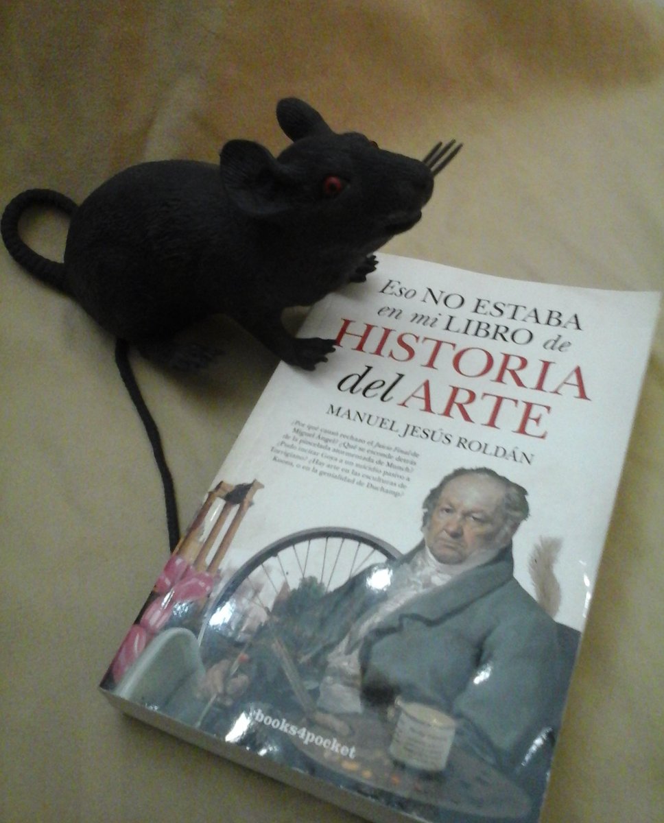 MorganaLaRata's tweet photo. Artistas suicidas,genios locos, obras censuradas,atentados contra el arte,...Es hincarle el diente a " Eso no estaba en mi libro de Historia del Arte" de Manuel Jesús Roldán y no parar #Books4Pocket https://t.co/jT3dnnjPgv
