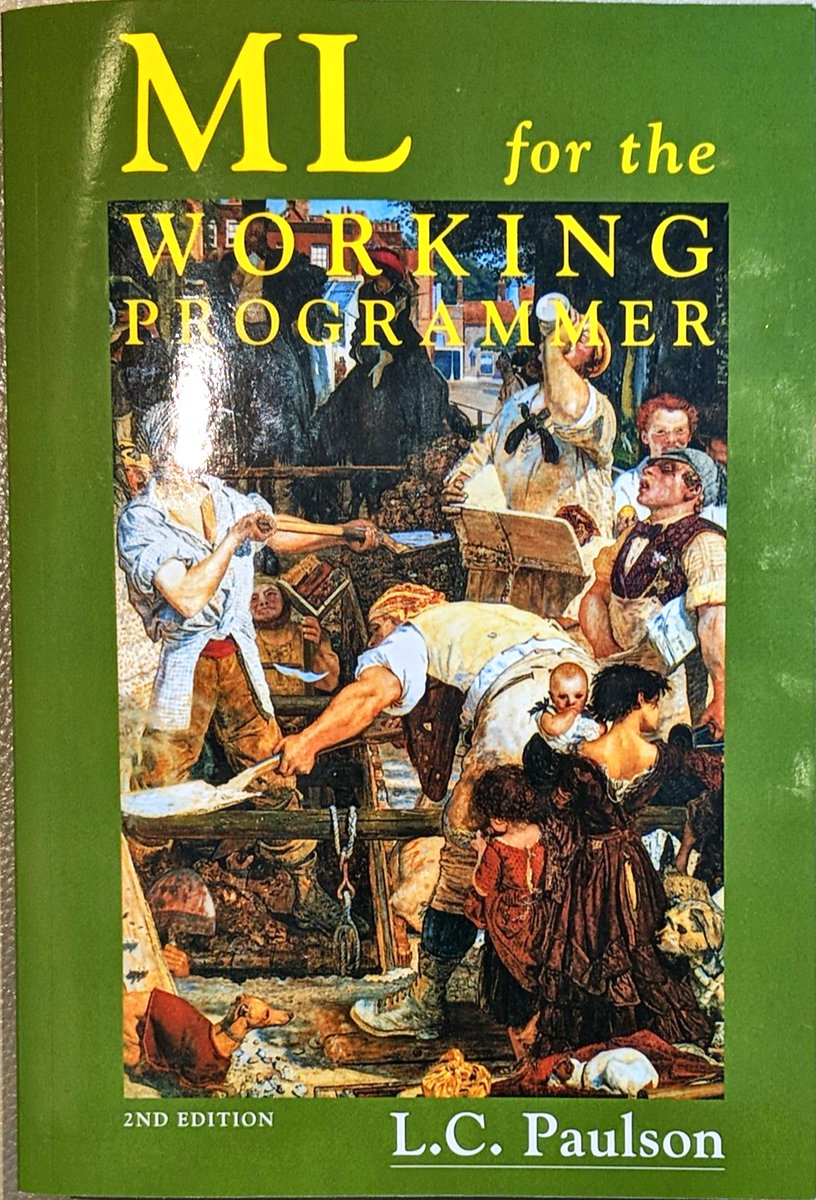 IgorZaika's tweet image. My homework for the week, this book is not about what you might think 😀, #notmachinelearning #ml #functionallanguages