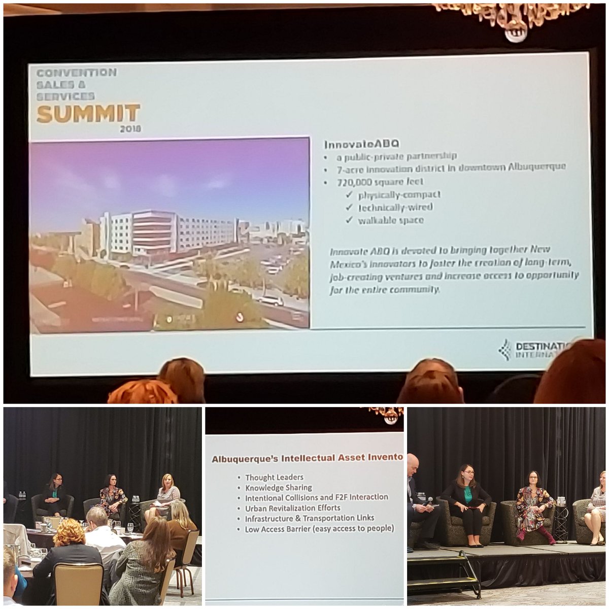 CeciliaMPadilla's tweet photo. Love Industry verbiage change: 

tourism industry to Tourism Economy.
@kristinmcgrath #destintl18 https://t.co/YPOy8r9wVL