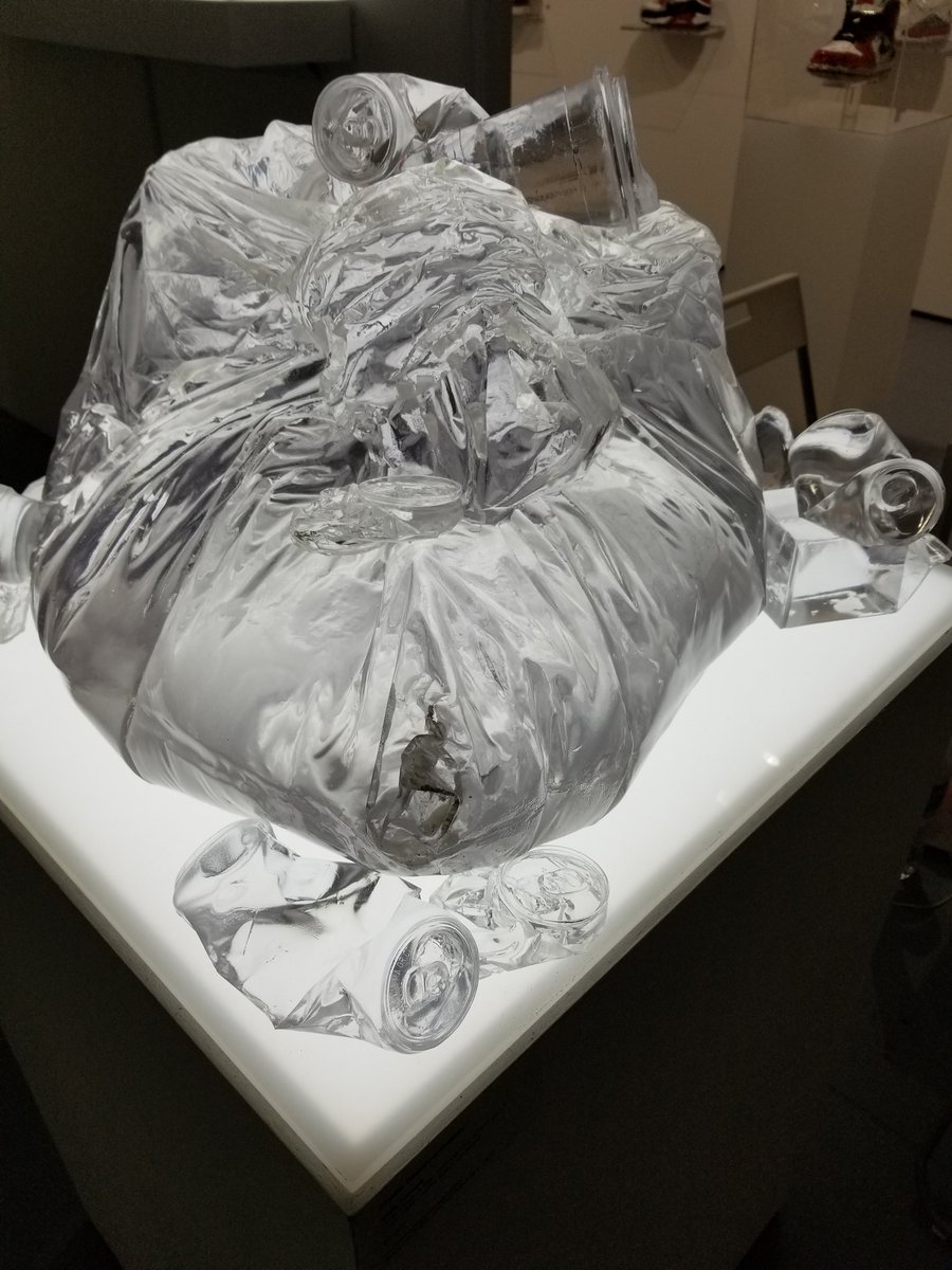 Aptly named "The Day After Tomorrow." Resin sculpture by <a href="/samtufnell/">Sam Tufnell</a> #plasticpollution