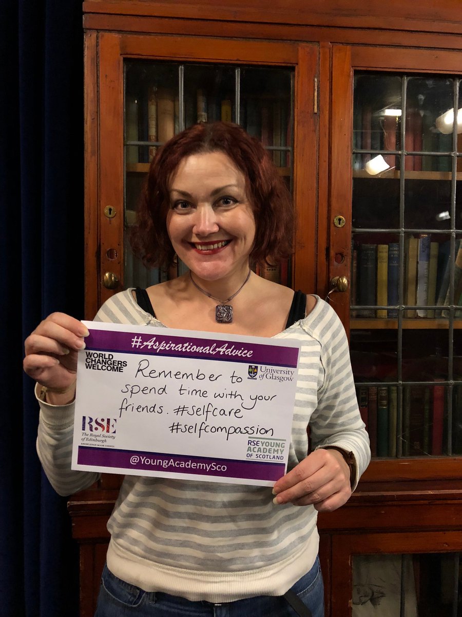 AspiringAdvice's tweet photo. “Remember to spend time with your friends!” says Jude Stevenson, lecturer at University of Glasgow. #selfcare #selfcompassion https://t.co/VWdMPqrKv8