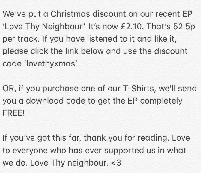 SUPPORT SMALL ARTISTS!