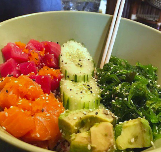 TikiManaNoodles's tweet image. So fresh and so clean. 👌🏼🐟🌺
|Thanks for loving our Poke Bowls, breckinsider on IG!| #TikiManaIslandGrill #COeats #HIVibes