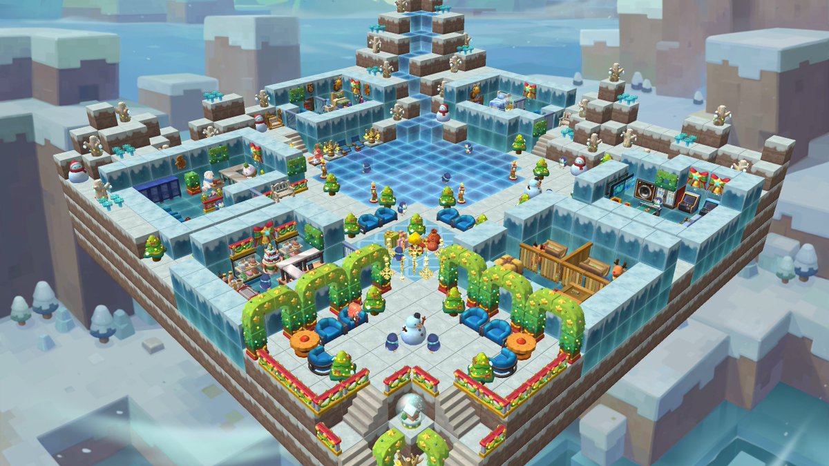 mushybrb's tweet photo. Here's my entry for the Winter Wonder Homes competition for @PlayMaple2 Welcome to Penguin Town! #JoddySquad https://t.co/IzVZ2aWM3T