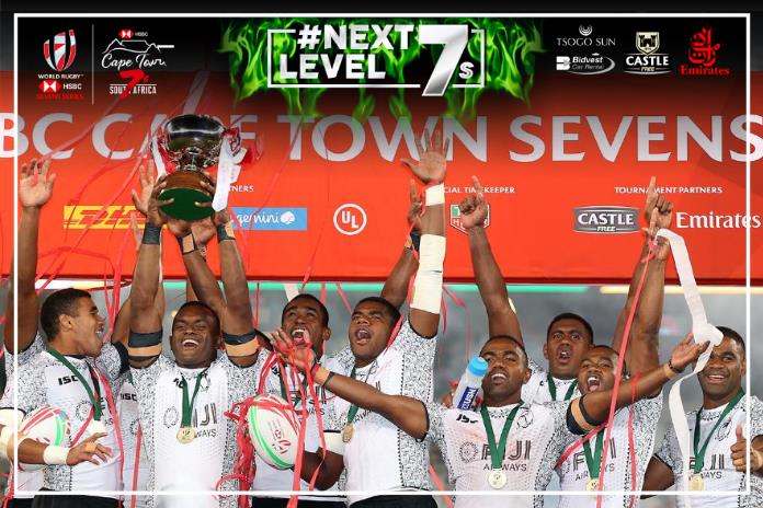 Congratulations @FijiRugby, champions of the HSBC Cape Town Sevens for 2018! #NextLevel7s