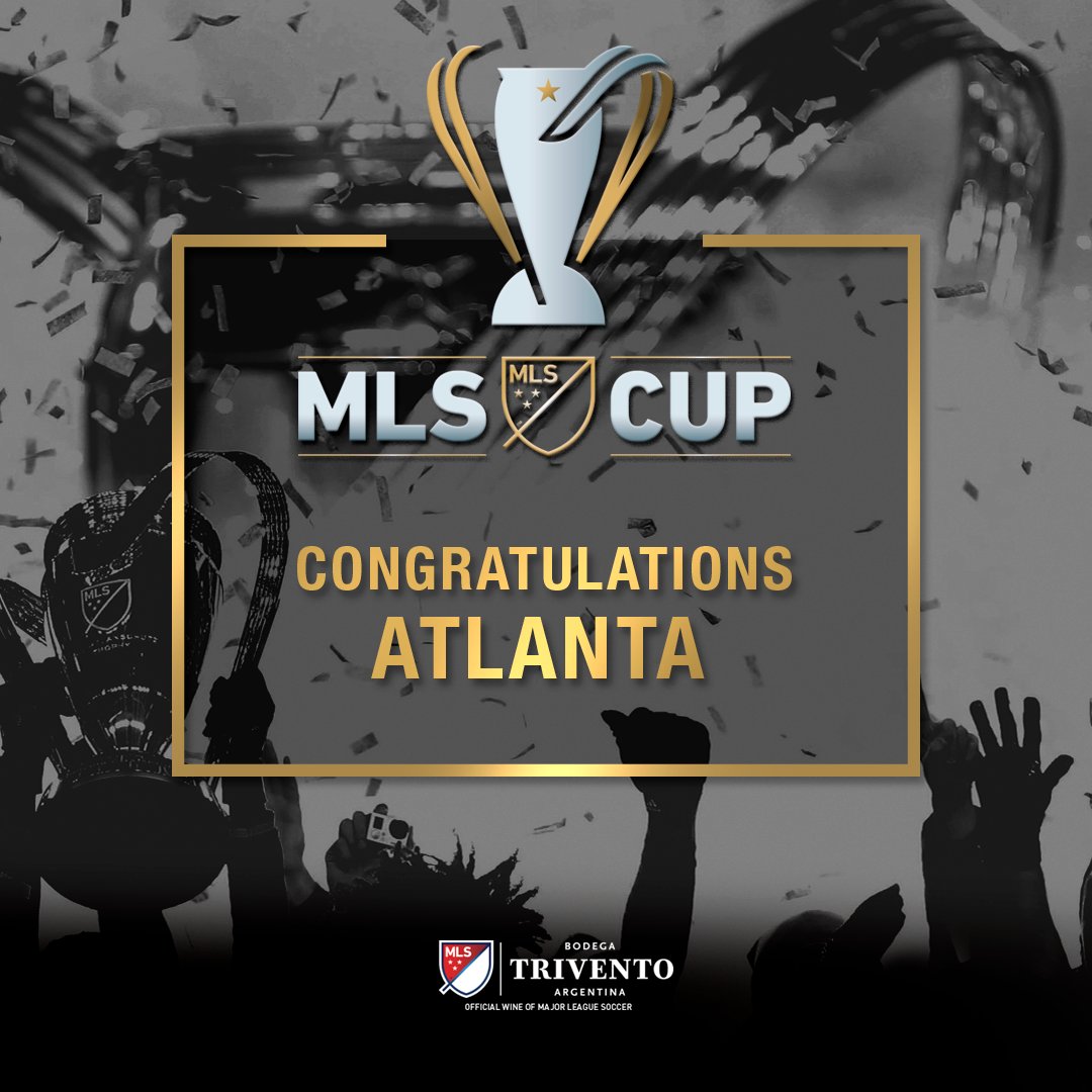 Trivento Wine (@trivento) on Twitter photo They’ve raised the Cup & we raise our glass to the 2018 #MLSCup Champions <a href="/ATLUTD/">Atlanta United FC</a>! #OfficialWineofMLS 🏆⚽️🍷 They’ve raised the Cup & we raise our glass to the 2018 #MLSCup Champions <a href="/ATLUTD/">Atlanta United FC</a>! #OfficialWineofMLS 🏆⚽️🍷