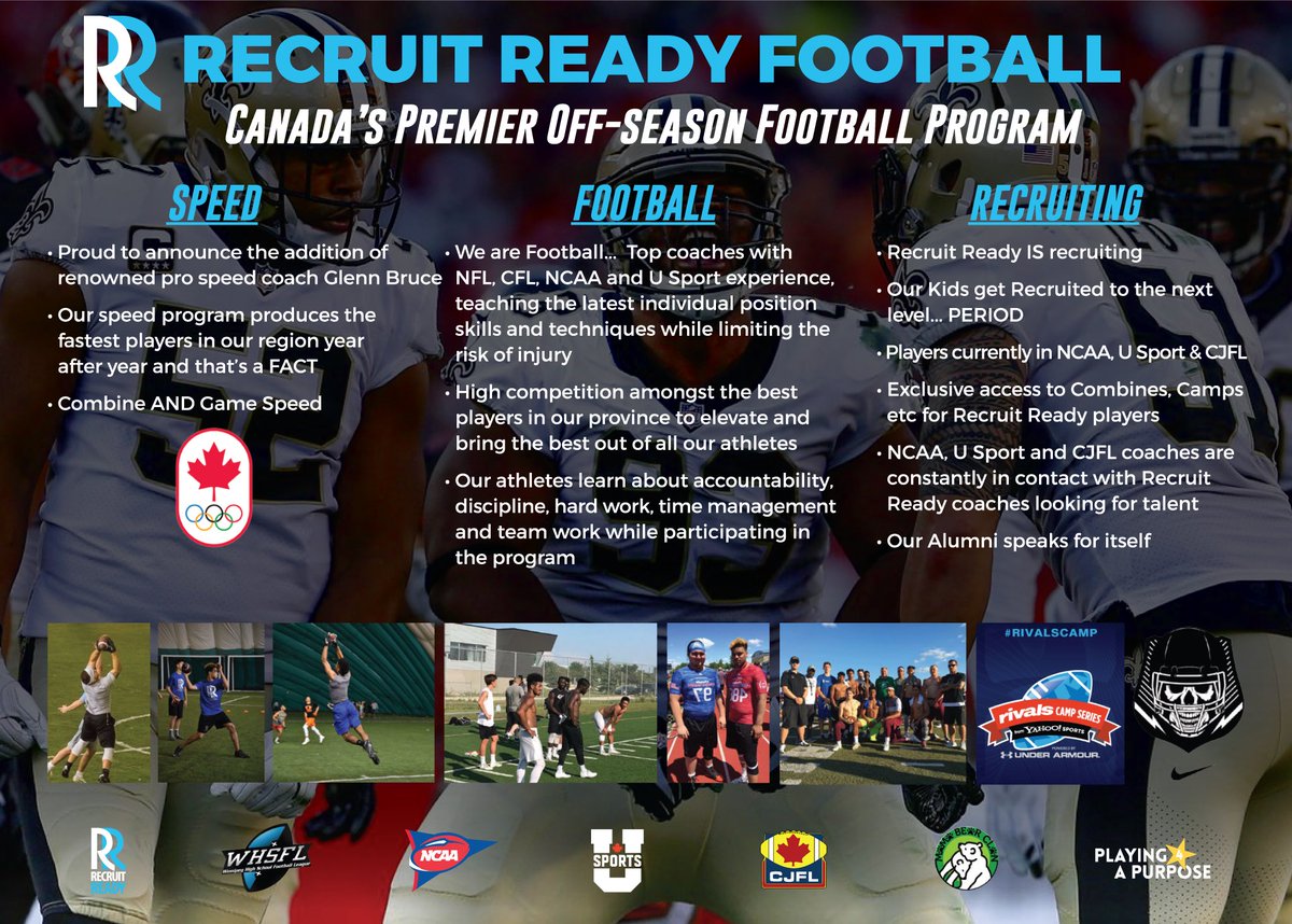 **Don’t miss Recruit Ready FREE Winter Program and FREE 7v7 Try Outs This TUESDAY Dec 11 in Winnipeg**
Lineman and Skill!

Manitoba and Northern Minny/ ND
We Want You!
ALL Great Athletes 
<a href="/CJOBchristian/">Christian Aumell</a> <a href="/chatfootball/">CanadaFootballChat</a> <a href="/The_WHSFL/">The WHSFL</a>  <a href="/MnHSFBRecruitin/">The Legacy of Bronko Nagurski</a> 
<a href="/UNDFootball360/">UNDFootball360</a> <a href="/MidgetFootball/">Midget Football MB</a>