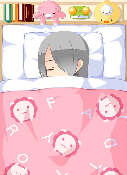 寝姿のtwitterイラスト検索結果