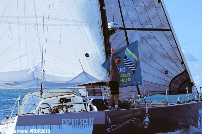 ScoutismeFR's tweet photo. Félicitations Marc et à toute l'équipe d'@EspritScout pour cette magnifique traversée et pour avoir porté si haut les couleurs et les valeurs du Scoutisme sur la @routedurhum https://t.co/69jSOFuLY5