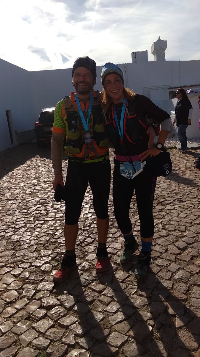 CDHispatrail's tweet photo. Dos compañeros del Club acaban la ALUT - Algarviana Ultra Trail, 300 km a las espaldas. Así fue la llagada. Enhorabuena campeones. https://t.co/DP68uiYvy9