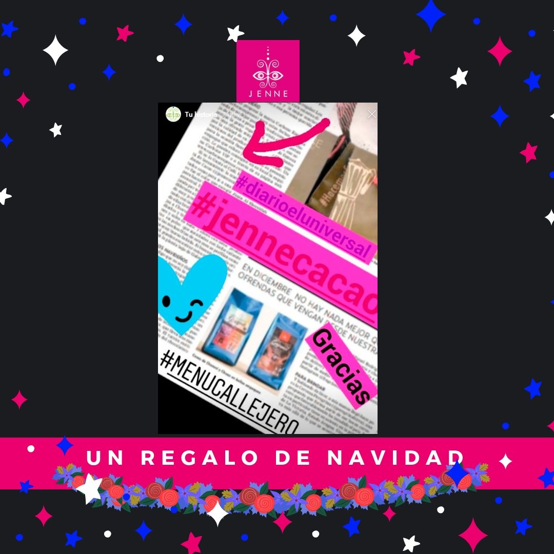 JinanJenne's tweet photo. Con este #regalodenavidad queremos compartir con ustedes la alegría que hoy nos desborda al sentirnos exitosos y apoyados en @jennecacao gracias a @menucallejero y @loscuentosdemitierra Aquí les va la Reseña: https://t.co/W3n6nZ8NQC https://t.co/fIJHI4mGIO