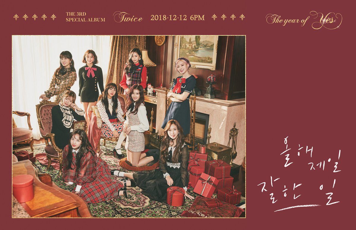 Koreanupdates Auf Twitter Twice Is Ready To Welcome The Christmas Festive With Their 3rd Special Album Theyearofyes The Special Album Will Be Out On Double 12 December 12 Koreanupdates Rz T Co Xez92k1vih