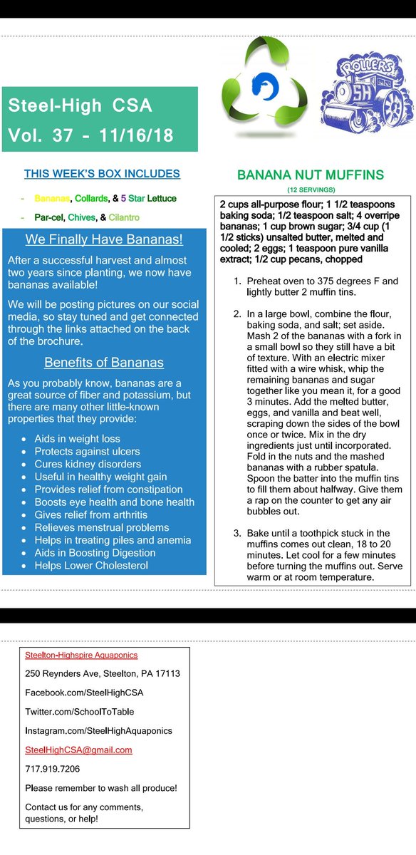 schooltotable's tweet photo. Here are some of our CSA brochures from previous weeks! https://t.co/Ml1dvauTL9
