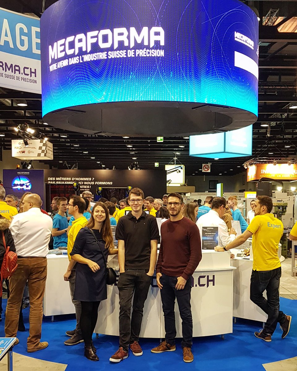 En direct de la remise des médailles des Industry Skills Romandie au Salon des Métiers 2018 !