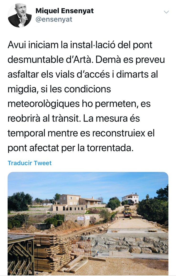 consell_pp's tweet photo. Els amics no se compten amb els dits, se compten amb els fets. Quants fets més necessita Miquel @ensenyat per considerar amics a qui tant ha fet per sa gent des Llevant de #Mallorca? Una vegada #MÉS s'ha agafat els dits ignorant sa gran feina de @EjercitoTierra @COMGEBAL_ET https://t.co/VvAwwoKgVw