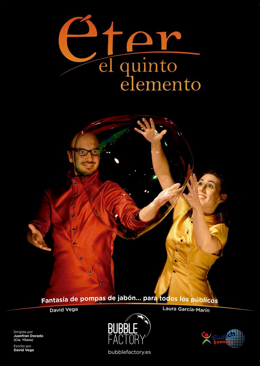 Cultural_SFH's tweet photo. #AgendaCulturalSFH el sábado 22/12 disfrutaremos de la magia de las pompas de jabón con #ÉterElQuintoElemento en el #TeatroGarciaLorcaSFH
Una obra para toda la familia con las pompas de jabón del profesor Aki Farinowski #BubbleFactory
🎟️https://t.co/OA4mU4dIZE https://t.co/D88QLan3cS
