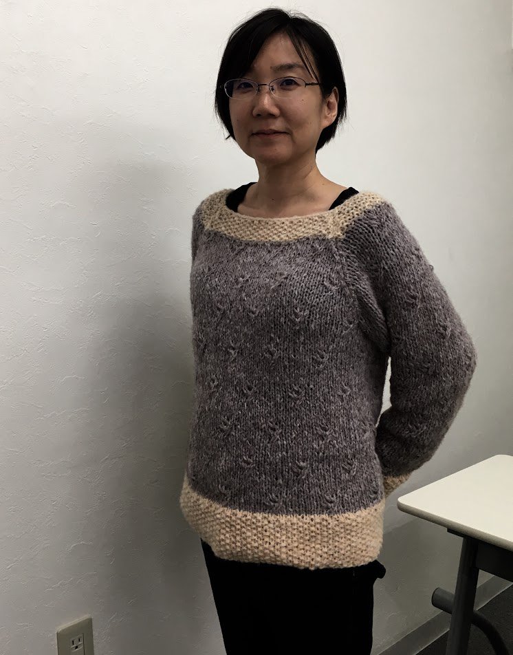 いけだ 笑み בטוויטר これは 昨日の私 自分で編んだセーターを着ています いけだ 笑み בטוויטר これは 昨日の私 自分で編んだセーターを着ています