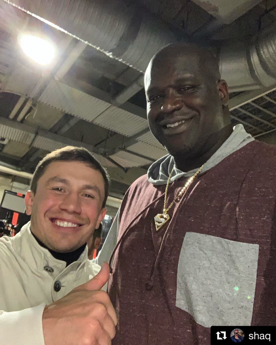 Legends. #GGG #Shaq 🥊🏀🐐
<a href="/GGGBoxing/">Gennadiy Golovkin</a> <a href="/Shaq/">SHAQ</a> <a href="/GrantElvis/">Elvis Grant Phillips</a>
•
#GRANT #Boxing #Boxeo #TeamGRANT #Creed2 #ThisIsGRANT #NewGenerationGRANT #GRANTBoxing #GRANTGloves #OriginalGRANTGloves #Couture #Elegance #Luxury #Handcrafted #Sports #Global #GGGBoxing #LosAngeles #Lakers #Basketball