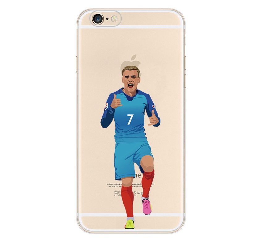 fancycasesmaker's tweet image. spree.us/57isa - For #sale! "1-800 Griezmann" Clear Soccer iPhone Cases | via @SpreesyCo - #deals