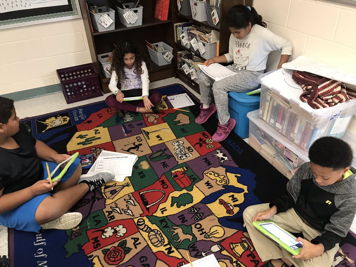 NAnderson_EDU's tweet photo. Presenting our Florida Native American tribes in small groups! #sunrayscores https://t.co/x52bUi2o0o