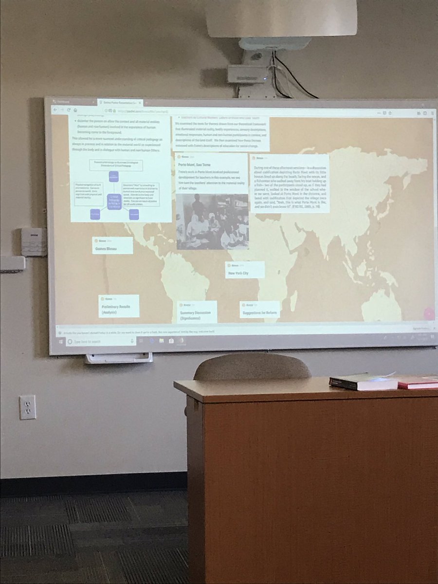 VineyardCoxM's tweet photo. And we made it to the last class of fall 2018! @DrT_Kress thank you for expanding our digital literacy. #padlet #wikisites #voicethread #canvas #cohort2 @KelleyCordeiro @nmarner1 @KarenBuechner @Clsoll4 @AndreaHonigsfel @akt1211 @MolloyEdD https://t.co/ytwqnEpwys