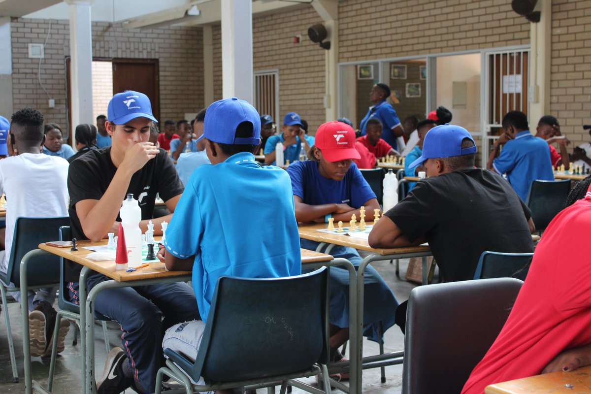 Day 2 at the Transnet Foundation Sport Tournament begins with a chess tournament between Northern Cape Province, North West Province, Eastern Cape Province, Mpumalanga Province and Gauteng Province at Rosina Sedibane Modibo Sport School.
#TransnetNST2018
#TransnetCares
#GDECares