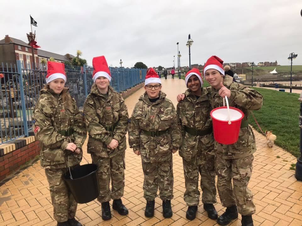 DandGACF's tweet photo. Cadets in Barry Detachment, A Company, have kicked off December in the most festive way possible - a Santa fun run! They are doing their bit for the community and helping to raise money for the Mayors local chosen charities. Excellent work! https://t.co/jUD3Rs0uqs