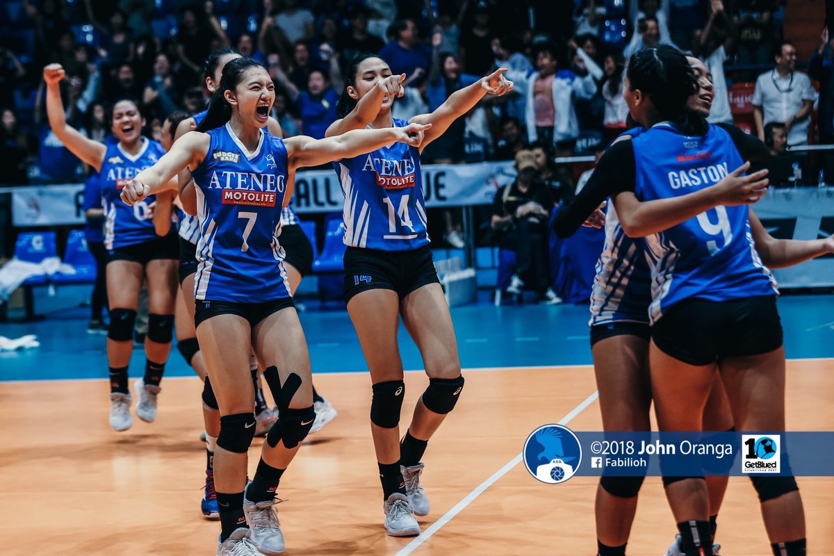 When PVL started, Jules Samonte and Ponggay Gaston were sidelined as they focused on UAAP beach volley. Today, they combined for 27 points for the Blue and White.

Captains Bea de Leon and Maddie Madayag are seen recognizing their heroics here.

Photo: <a href="/johnoranga_mw/">John Oranga</a> | Fabilioh