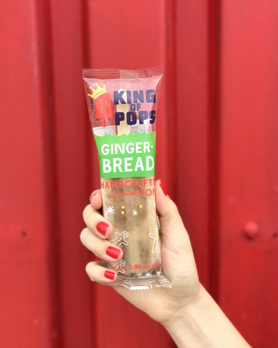 KingOfPopsRVA's tweet photo. A fun take on a holiday classic, Gingerbread! Our Pop is made up of ginger sourced from our King of Crops farm, with warm spices &amp; a hint of brown sugar. Plus, cookies co-created w/ our partners from H&amp;F Bread Co. 

Perfect for a holiday party! 
👉 https://t.co/t307XI4G46 https://t.co/RGkhllAecs