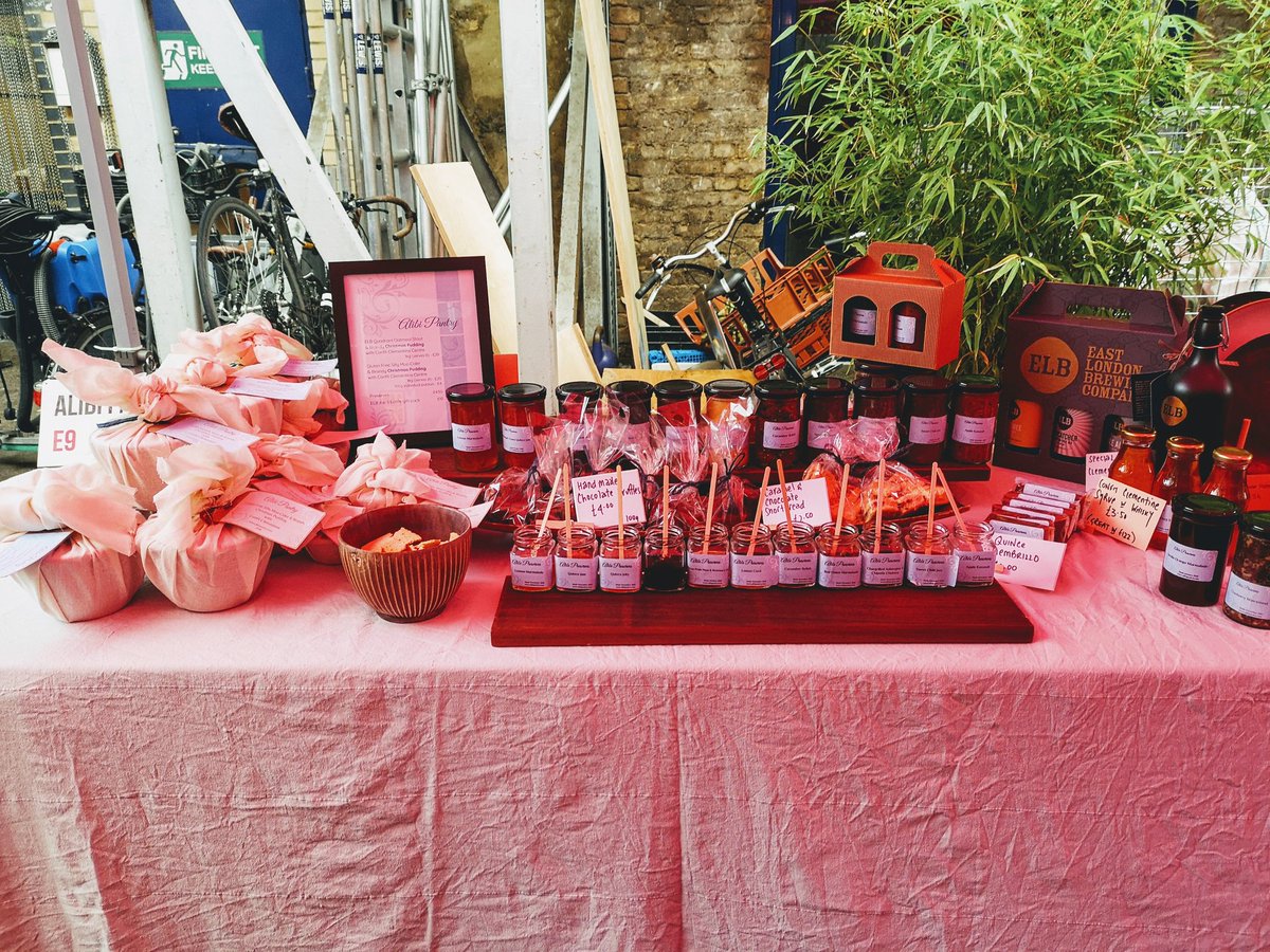alibipantry's tweet photo. E5 bakehouse makers market. Come and check it out 12-6pm @guardianfood @Cass_Liversidge @jamieoliver @e5bakehouse https://t.co/08hxbz6RSI