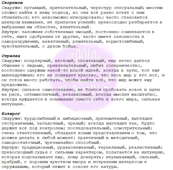 iimsochanelg's tweet photo. Как проявляются черты знаков снаружи vs внутри https://t.co/ieonZlJcb9