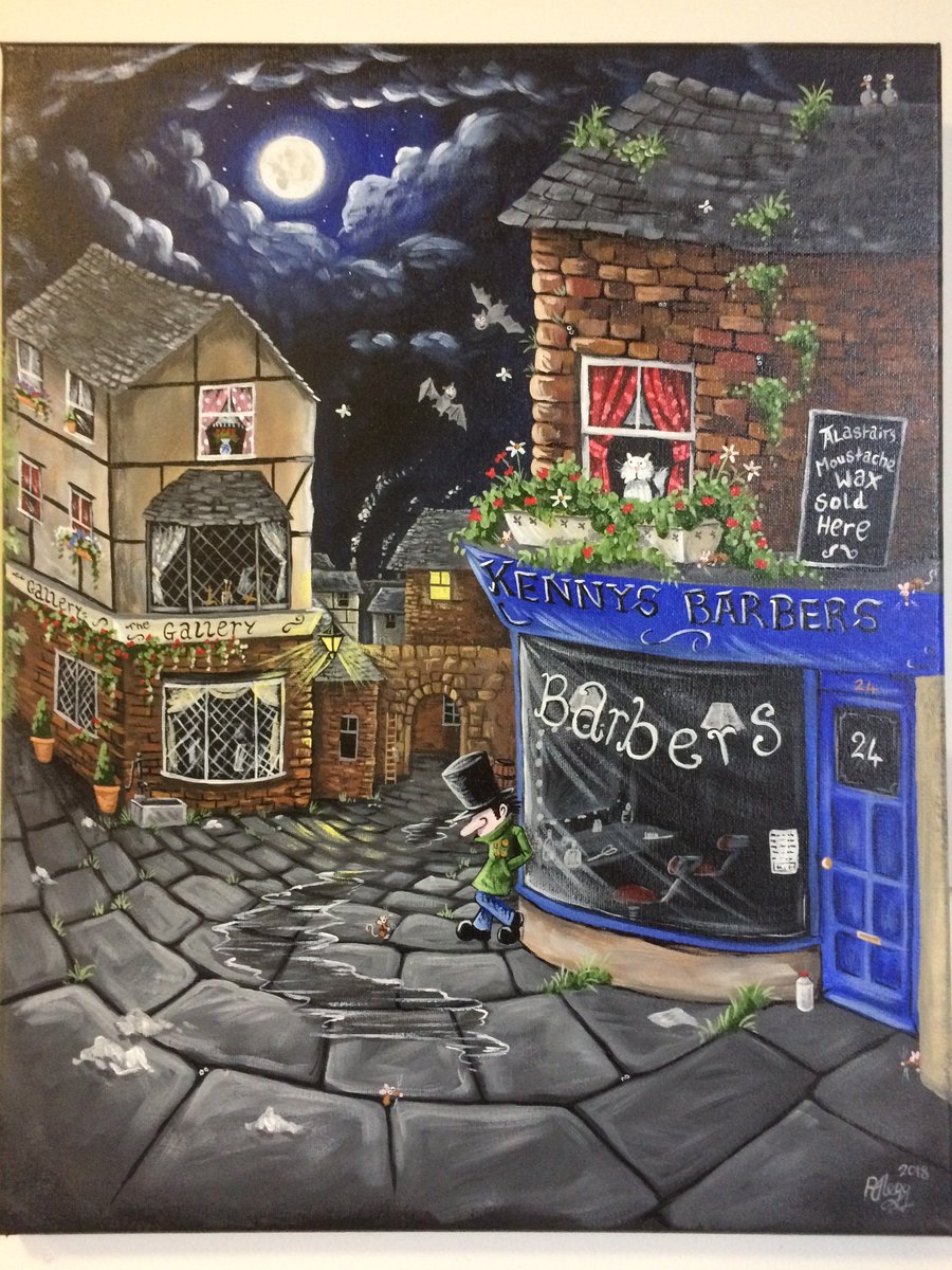 It's exhibition change-over time. Goodbye to @pamelalegg pamelalegg.weebly.com - a show that has been really popular with centre attendees and staff alike. Pamela also generously donated one to our collection! #exeterculture #paintings #thegutterman <a href="/exetercommunity/">Exeter Community Ctr</a>