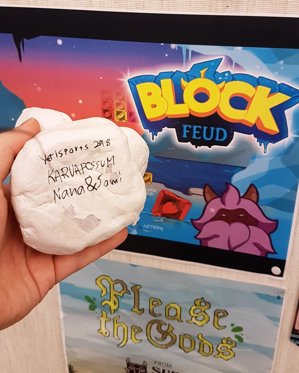 BlockFeud's tweet photo. The Yeti trophy will be signed by the winning team in YETI-SPORTS Tournament. The next tournament will be held on December 14. You and your team has a chance to show the whole world who is the toughest Yeti of them all! #Sports #Tournament #trophy #IndieGameDev https://t.co/6VWLElnkkD